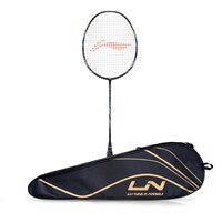 Picture of Li-Ning Super Series 900 Strung Badminton Racket with Full Cover,  ‎Black