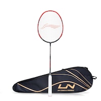 Picture of Li-Ning 3D Calibar X Boost Carbon Graphite Strung Racquet, Red