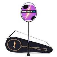 Picture of Li-Ning Axforce 9 Strung Badminton Racket, Black & Purple