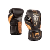 Picture of Venum Elite Boxing Gloves, Black & Bronze