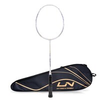 Picture of Li-Ning G-Force Max 9 Carbon Fibre Badminton Racket with Full Cover, White