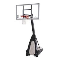 Spalding Portable Basketball Hoop, Black & Grey