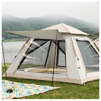 Picture of Camping Family 4 Man Waterproof Tent, Multicolour