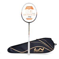 Picture of Li-Ning Air Force 77 G2 Carbon Fibre Badminton Racket with Full Cover, White