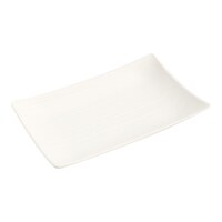 Picture of Vague Premium Quality Melamine Rectangular Plate, 21x13cm, White