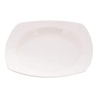 Picture of Vague Premium Quality Melamine Rectangular Plate, 21.5x21.5cm, White