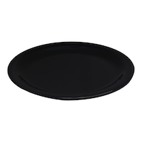 Picture of Vague Premium Quality Melamine Round Plate, 23cm, Black