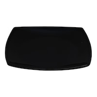 Picture of Vague Premium Quality Melamine Square Plate, 16.5x16.5cm, Black