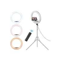 Multicolour LED Stepless Dimmable Ring Light Set, 21in