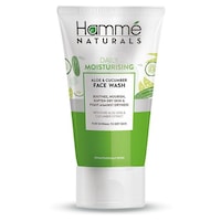 Hamme Naturals Daily Moisturizing Aloe & Cucumber Face Wash, 100ml