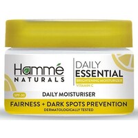Hamme Naturals Daily Essential Brightening Skin Moisturizer with Vitamin C, SPF 30, 100ml