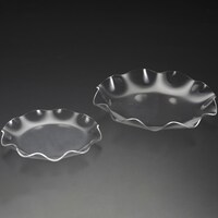 Picture of Vague Acrylic Fruit Plate, 17.5cm, Clear