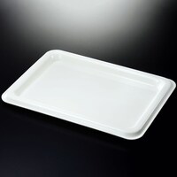 Picture of Vague Acrylic Rectangular Tray, 50cm, Off White