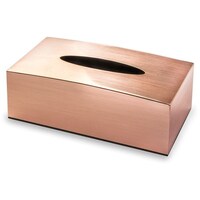 Picture of Vague Acrylic Metal Finish Tissue Box, Rose Gold