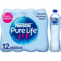 Nestle Drinking Water, 600ml - Pack of 12