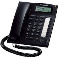 Picture of Panasonic Integrated Corded Telephone, Black, KX-TS880