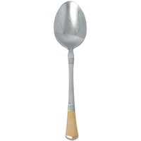 Picture of Lihan Stainless Steel Teaspoon, Silver & Gold - Set of 6