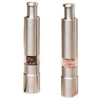 Picture of Lihan Stainless Steel Salt & Pepper Mill, 15.3cm, Silver - Pack of 2
