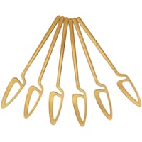 Picture of Lihan Matte Finish Knife, Gold - Set of 6