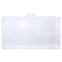 Picture of Lihan Acrylic Double Decker Cutlery Box, 23x9x13cm, Clear