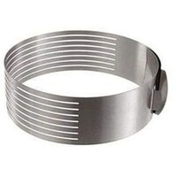Picture of Lihan Stainless Steel Cake Layer Slicer Ring, 24-30cm Diameter, Silver