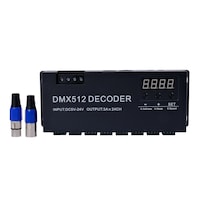 High Power 24 Channel 3A/CH Controller LED Decoder Dimmer, Black