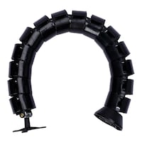 Picture of Flexible Sprial Tube Wrap Cable Management Sleeve, 73cm, Black