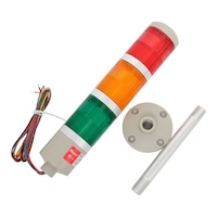 Picture of LED Warning Light with Alarm Sound & Strobe Light, Multicolor