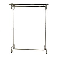 Picture of Smart Hight Adjustable Metal Big Cloths Stand, HX665, Chrome Silver