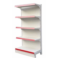 Picture of Smart 5-Level Wall Side Super Market Rack, 100x40x200cm, White