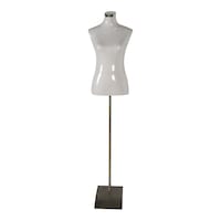 Picture of Smart Female Mannequin With Metal Stand, White