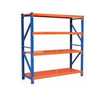 Picture of Smart 4-Level Heavy Duty Rack, 100x60x250cm, Orange & Blue