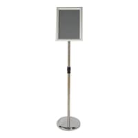 Picture of Smart Electro Hight Adjustable A4 Metal Stand, 33x24x120cm, Silver