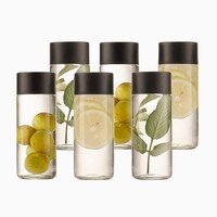 Picture of Blush Leak Proof Reusable Glass Juice Bottles, 500ml, Clear