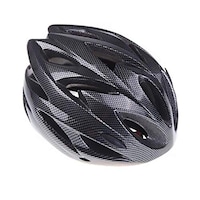 Picture of Ultralight Integrally Molded Sports Cycling Helmet with Visor, H11138, Black
