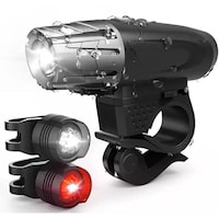 Picture of USB Rechargeable Leds Headlight for Bicycle Front & Back, 300 Lumens