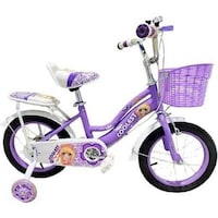 Picture of Shard Lovely Girls Children Bicycle with Training Wheels, 20inch, Purple