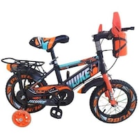 Picture of Children Bike with Water Bottle & Training Wheels, 12Inch, Multicolour