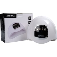 Sun Max Professional UV LED Gel Nail Lamp, 280W, Black & White