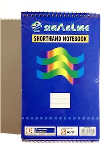 Picture of Sinarline Spiral Bundle Shorthand Notebook, 5X8inch, 12Pcs