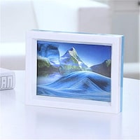 Picture of CZT 3D Houglass Effect Double Color Frame, 18x14cm, Blue