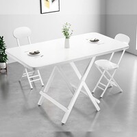 Mumoo Bear Foldable Dining Table, 120cm, White