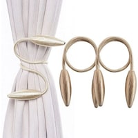 Picture of Spirehues Decorative Magnetic Curtain Tiebacks, Beige