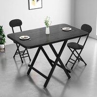 Mumoo Bear Foldable Dining Table, 100cm, Black