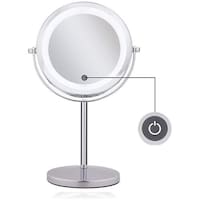 Conbo Lighted 1x / 10x Magnifying Mirrors with Touch Screen & Adjustable LED Light, 7 inch