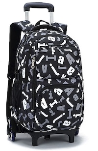 Picture of School Luggage With Wheels, Black