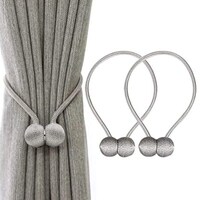 Picture of Fdy_Store Magnetic Curtain Tieback, 40cm, Grey