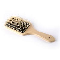 Picture of Wooden Paddle Hair Brush, Brown