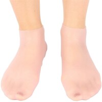 Picture of Mumoo Bear Foot Care Treatment Silicone Gel Moisturizing Socks, Pink