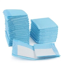 Disposable Pet Diaper Mat, Blue, Medium